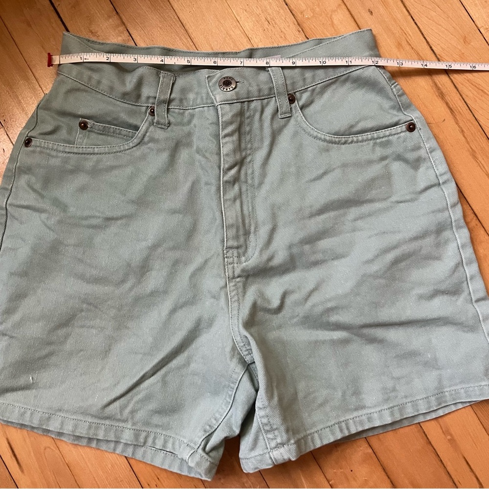 High-Rise Women’s Shorts in Light Blue